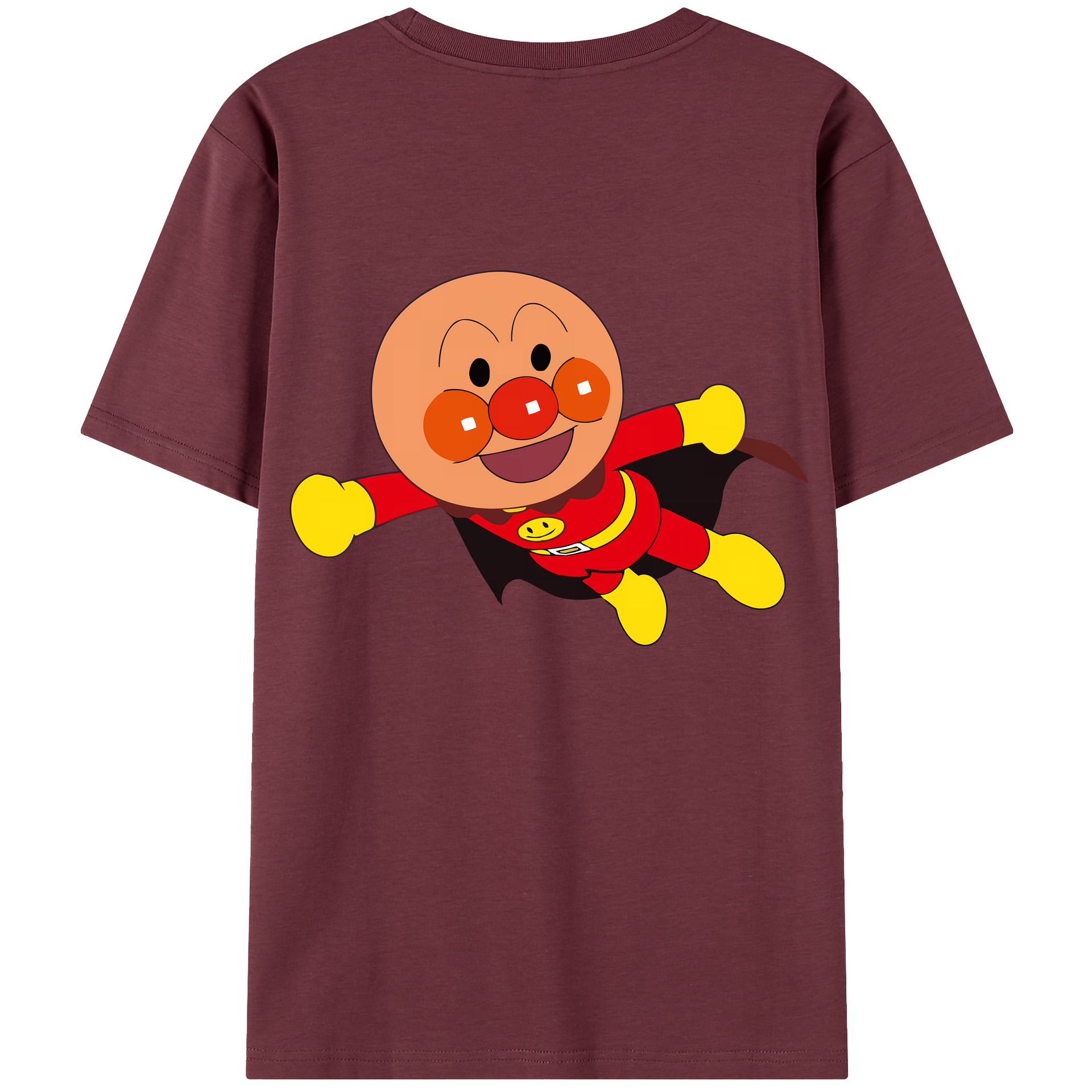 （画像用） アンパンマン Anpanman 綿100％半袖Tシャツ（背面プリント）
